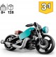 LEGO 31135 Creator Motocicletta Vintage, Set 3 in 1 con Moto Giocattolo Classica, Road Bike e Macchina Dragster, Giochi per Bambini, Ragazzi e Ragazze